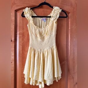 Urban Outfitters Cream Jumpsuit